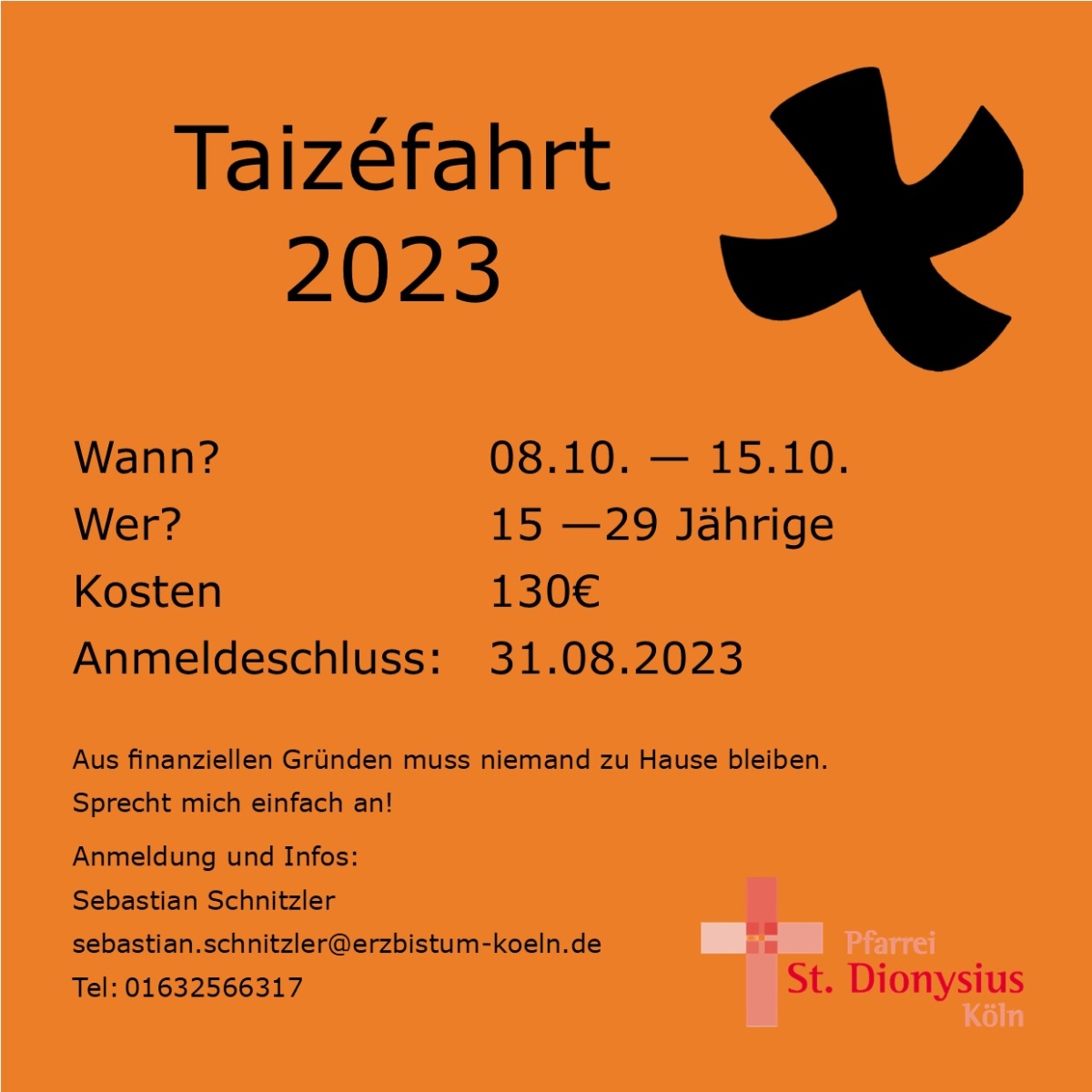 Flyer & Plakat Taizé 2023