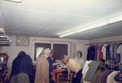 Kleiderkammer in St. Dionysius im Jahr 1968 Kleiderkammer in St. Dionysius im Jahr 1968